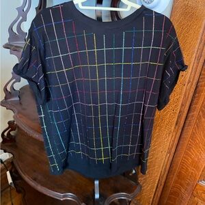 Queen of Sparkles Black Rhinestone Tee